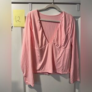 Pink Long Sleeve Top
